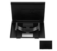 SAFIGLE Steel Desk Business Card Holder Slide-Out Card Case 3.54x2.17x0.39inch Large Capacity Effortless Access Sleek Portability Travel Daily Executive Use for Men Women