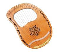 SAFIGLE String Harp Lyre Hand Harp Musical Instrument Wood Crafts Ancient Style Strings