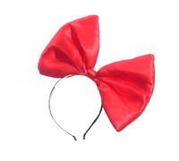 SAFIGLE Super Large Red Bow Headband Lightweight Hair Band with Bowknot Decoration for Women Party Festival Photo Accessory