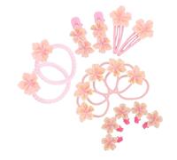 SAFIGLE Sweet Hair Clips for Little Small Barrettes Medium Clips Small Elastics Large Bands Convenient Side Bang Styling Accessories for Daily Wear and Parties