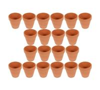 SAFIGLE Tiny Clay Nursery Pots for Indoor Plants and Succulents