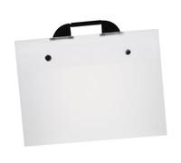 SAFIGLE Transparent Art Portfolio Bag Capacity Drawing Storage Folder Protective Case for Paintings and Documents Handheld Design Carrier for Artists