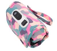SAFIGLE Travel Bottle Warmer Baby Bottle Pouch with Digital Display and 5 Gears Adjustable Temperature Oxford Cloth Silicone and Flannelette Material for Babies During Shopping and Travel