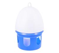 SAFIGLE Treadle Chicken Feeder Blue Pvc round Design Convenient Bird Feeder Removable Easy to Clean Bird Water Drinker for Dove