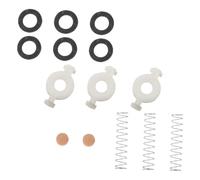 SAFIGLE Trumpet Springs Pads Trumpet Button Spring Set Stainless Steel Felt Plastic Wood and Flugelhorn Valves for Daily Maintenance by Professionals and Hobbyists