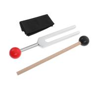 SAFIGLE Tuning Fork Cloak Aluminum Alloy Healing Turning Fork Drum Hammer Cleaning Cloth for Yoga Sound Therapy Meditation Practice
