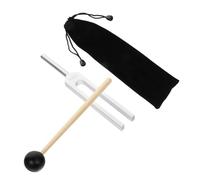 SAFIGLE Tuning Fork Tuner Healing Musical Instrument Chakra Tuning Forks Silver Aluminum Alloy for Sound Therapy and Meditation Practice