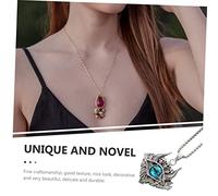 SAFIGLE Turkish Evil Eye Necklace Stainless Steel Clavicle Chain Pendant Unisex Protection Amulet Jewelry Men and Women