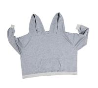 SAFIGLE Two Person Oversize Hoodie for Couples, Polyester Material Resilient Fabric and Cozy Experience, for Romantic Outings and Quiet Evenings at Home Grey