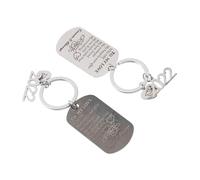 SAFIGLE Unique Bachelor's Cap Keychain Stainless-Steel Key Ring Bag Pendant Keychains