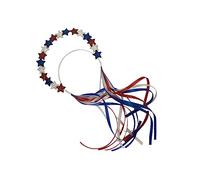 SAFIGLE US Independence Day Headbands Chic Red White Blue Star Headdress Hair Accessories for Parties Festivals and Decorative Photo Props