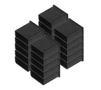 SAFIGLE USB Port Protector Covers Classic Simple Style 20pcs Black Silicone USB Plug Covers with Adorable Shapes for Prevention and Protecting Device Interfaces Charging Port Plug Caps