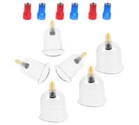 SAFIGLE Vacuum Cupping Therapy Kit 12pcs Set with Large and Small Joint Plastic Cups Massage Suction Cups for Home Relief and Muscle Tension