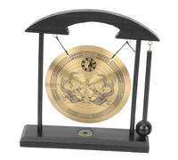 SAFIGLE Vintage Double Dragon Gong Ornaments Unique Table Gong Craft Home Desktop Decor for Layout Adornment