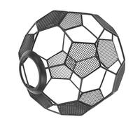 SAFIGLE Vintage Football Lampshade for Ceiling Lights Rustic Iron Mesh Soccer Pendant Shade with Hole Soft Ambient Light Eye-Protection for Bars Game Nights and Holiday Decor