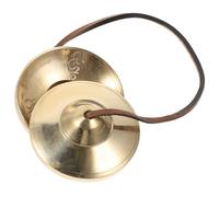 SAFIGLE Vintage Handmade Cymbal Bell Indian Meditation Accessories Rhythm Percussion Instrument Small Finger Toy