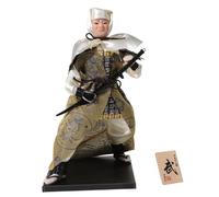 SAFIGLE Vintage Japanese Home Decor Collection: Samurai Doll, Traditional Asian Plaster Art, and Unique Home Gadgets - Perfect for Japanese-Inspired Interiors, Party Decorations