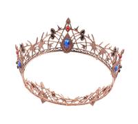 SAFIGLE Vintage Medieval Bridal Tiara Crown Gothic Wedding Headpiece for Bride Elegant Princess Prince Crown for Renaissance Cosplay Stage Shows Parties and Special Occasions
