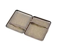 SAFIGLE Vintage Metal Cigarette Box Cigarette Cases Dual Spring-Loaded Hinge for Smokers Holder