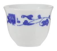 SAFIGLE Vintage Mini Ceramic Teacup Set, Small Chinese Cups for Home Use, Decorative Tea Cups for Buddhist Altar Offering and Rituals