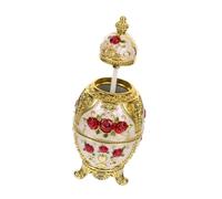 SAFIGLE Vintage Press-style Toothpick Holder Dispenser with White and Red Rose Design Easy-access Tabletop Container for Home Restaurant and Hotel Use Decorative Porcelain Toothpick Box
