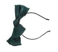 SAFIGLE Vintage Satin Bowknot Headband Non Slip Hairband for Women Elegant Smooth Ribbon Hair Hoop with Feminine Touch Minimalist Retro Style Hair Accessories for Daily Wear and Special