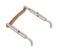 SAFIGLE Violin Chin Rest Screws Silver Integrated Clamp Design for Secure Fit Easy Quick Adjustment Fiddle Accessory for Stable Comfortable Playing