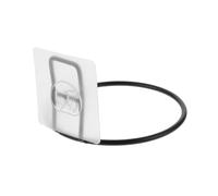 SAFIGLE Wall-mounted Household Pet Bowl Mount with Iron Feeding Shelf and Nail-free Stickers Convenient Plastic and Iron Pet Bowl Mount to Reduce Cat's Neck Burden for Use in House