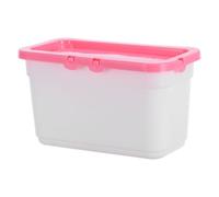 SAFIGLE Washing Pod Storage Container with Plastic and Space-saving Design, Minimalist and Simple Stylish Storage Bin with Lid for Laundry Room Countertop Organization