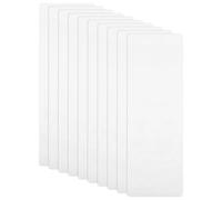 SAFIGLE Waterproof Bookmark Sleeves 10Pcs Plastic Covers for Photobooth Frames Book Lover's Organiser