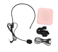 SAFIGLE Wireless Voice Amplifier with Microphone Portable Teacher Speaker | Plastic Build, Golden Finish, Adjustable Strap, Easy Carry Design, Simple Fashionable Look for Many Occasions