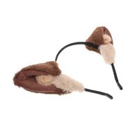 SAFIGLE Wolf Costume Headband Makeup Headband Animal Ears Fashion Accessory for Women Party Teen Spa