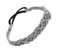 SAFIGLE Womens Knitted Headband Soft Crochet Hair Band for Lightweight Braid Ponytail Accessory Retro Modern Style for All Seasons Deep