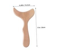 SAFIGLE Wood Guasha Board Handheld Scraping Tool for Muscle Relaxation Ergonomic Beech Wood Design with Smooth Edges Safe Full Body Massage for Legs Neck Back Shoulders and Feet Compact