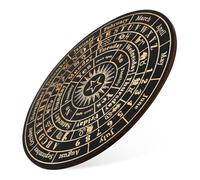SAFIGLE Wooden Pendulum Board Divination Tool with Markings for Spiritual Guidance Design Home Decor Gift for for for for for for Witchcraft Supplies for Meditation and Decision Making