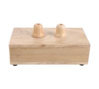 SAFIGLE Wooden Resonance Box for Tuning Forks Dual Compartment, Amplifies Tuning Fork Vibrations and Precise Sound Calibration, for Therapeutic Sessions and Relaxing Practices