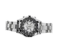 SAFIGLE Wristwatch Full-Automatic Hollowed-Out Carving Watch and Mechanical with Stainless Multifunctional Steel Strap, Elegant and Practical for Men's Suitable Daily Wear
