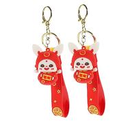 SAFIGLE Year of The Rabbit Bunny Keyring Plush Present for Girls Decorative Bag Charm