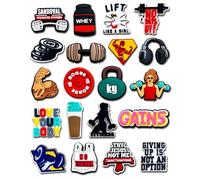 SAFITOYA 20PCS PVC Sports Shoe Charms with Pins, Sport Themed Shoe Decor Set, Versatile Accessories for Beach Bags & Shoes, Gifts Idea for Birthdays, Christmas, Halloween，Party Favors Shoes Fashion