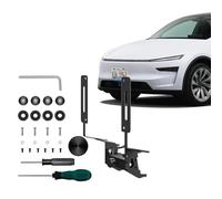 Safixion The Anti-Theft License Plate Frame is Applicable New Tesla Y Juniper 2025-2026. Does No Block The Camera, Can Be Locked for Anti-Theft, Does,No Drill Holes ,Does No Stick Glue
