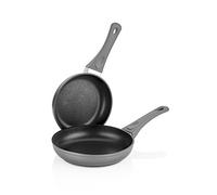 SAFLON Titanium Nonstick 8-Inch and 9.5-Inch Fry Pan Set 4mm Forged Aluminum with PFOA Free Scratch-Resistant Coating from England, Dishwasher Safe