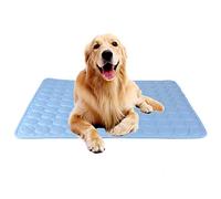 SAFLYSE Pet Mat Cooling Pad for Cats and Dogs Non-Toxic Blue (M)