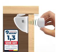 SAFOANOSILA 12 x Locks + 3 x Keys Premium Quality Child Safety Cabinet Invisible Magnets Children's Drawer Lock Baby Child Lock Drawers No Drilling Screws (12+3)