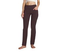 SAFORT 28”/30”/32”/34” Inseam Regular/Tall Straight Leg Yoga Pants, Four Pockets, UPF50+, Dull Red, L