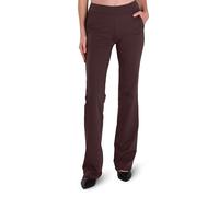 SAFORT Women 28" 30" 32" 34" Inseam Regular Tall Bootcut Yoga Dress Pants for Business, Dull Red, 34" Inseam, Normal Pockets, M Tall