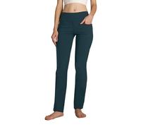 Safort Women Straight Leg Yoga Dress Pants Stretch with Pockets for Work Regular Tall 28"/30"/32"/34", Stone Blue, 4 Pockets, S