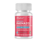Safrel Urinary Pain Relief | UTI Relief | Fast Acting | Bladder Discomfort & Pain Relief | Phenazopyridine Hydrochloride 99.5mg (72 Count (Pack of 1))