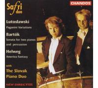 Safri Duo - Bartok / Helweg / Lutoslawski: Sonata for 2 Pianos & Percussion - CD - Naxos