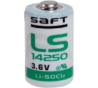 Saft LS14250 1/2 AA Size 1200mAh Lithium Battery Cell 3.6V