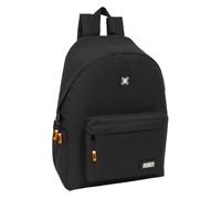 Safta MUNICH LAGOON - Laptop Backpack 14.1 inches, Ideal for Young People of Different Ages, Comfortable and Versatile, Quality and Resistance, 31 x 13 x 43 cm, Black/White, M, Casual